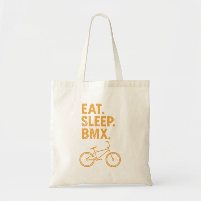Bolsa Tote Coma, Durma, BMX (Frente)