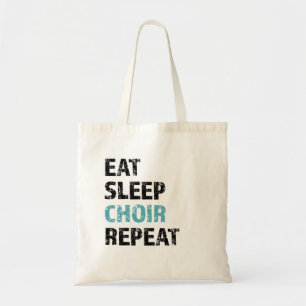 Bolsa Tote Coma, durma, coro, repita