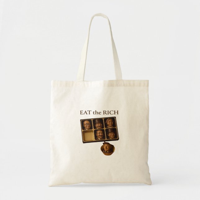 Bolsa Tote Coma os Ricos Clássico (Frente)