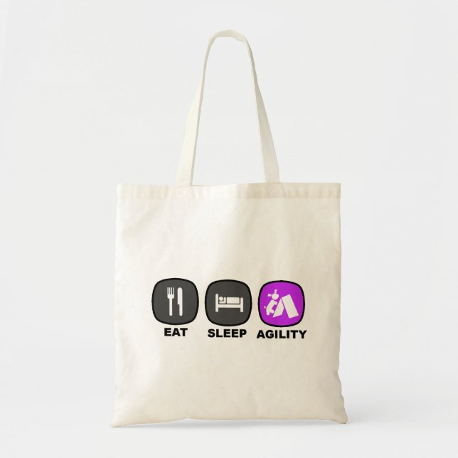 Bolsa Tote Coma. Sono. Agilidade. Roxo (Frente)