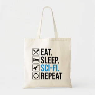 Bolsa Tote Coma uma repetição Sci-Fi para dormir