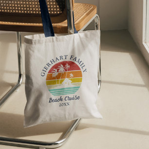 Bolsa Tote Combinação de Férias Familiares do Beach Cruise