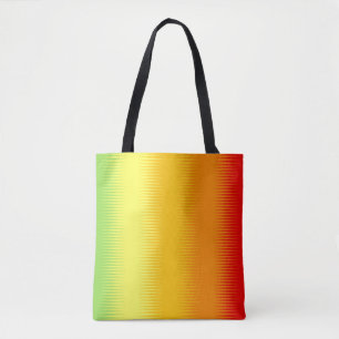 Bolsa Tote Combo Verde Amarelo Vermelho Laranja Amarelo