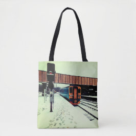 Bolsa Tote Comboio amarelo e turquesa