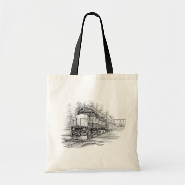 Bolsa Tote Comboio da estação de Brecksville (CVNP) (Frente)