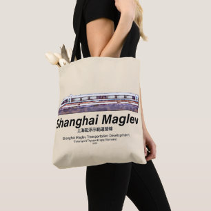 Bolsa Tote Comboio Transrapid SMT de Alta Velocidade Xangai M