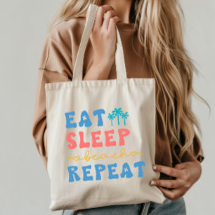 Bolsa Tote Come Sleep Beach Repete Vibes de Verão