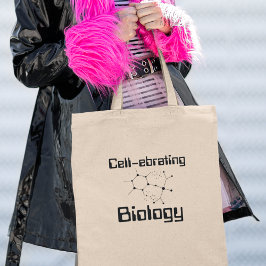 Bolsa Tote Comemorando a Biologia Presente de Biologia para P