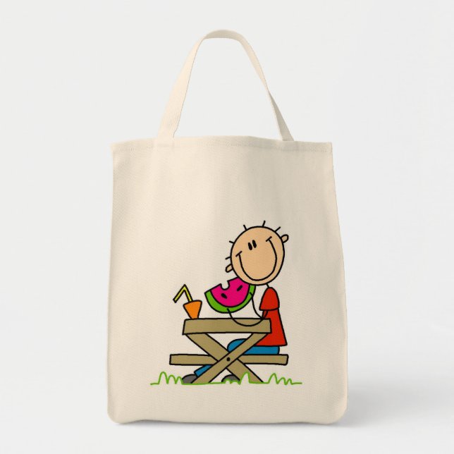 Bolsa Tote Comendo Melancia (Frente)