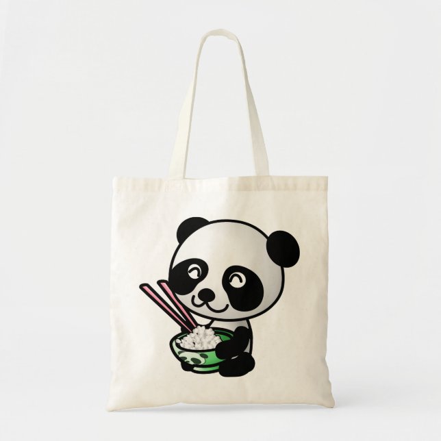 Bolsa Tote Comendo Panda (Frente)