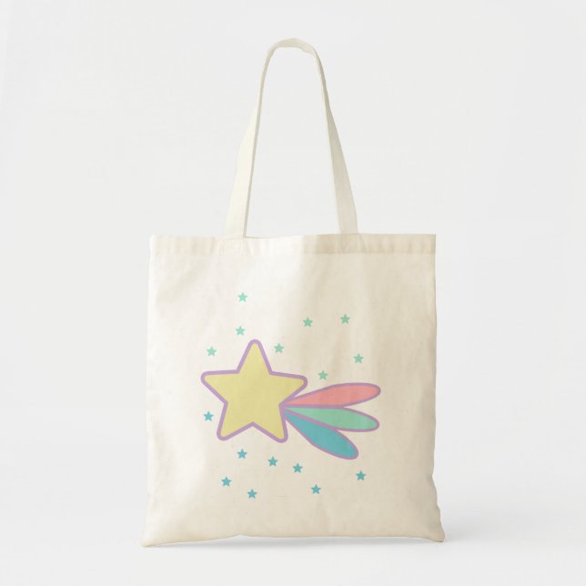 Bolsa Tote Cometa Estrela Cadente Fofa (Frente)