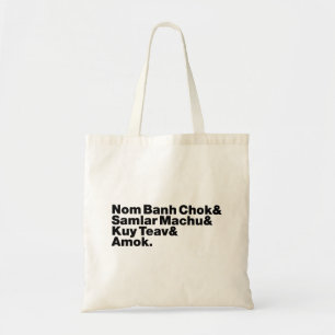 Bolsa Tote Comida de Rua Cambojana / Khmer