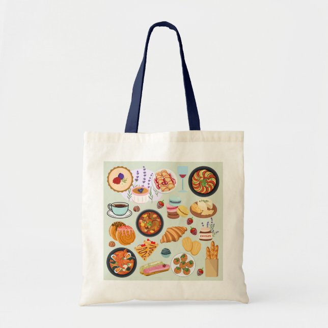 Bolsa Tote Comida Francesa (Frente)