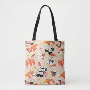 Bolsa Tote Comida japonesa: Teste padrão 3 do sushi