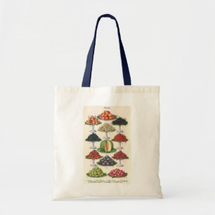 Bolsa Tote Comidas Vintage com Fruta nas bandejas para cateri