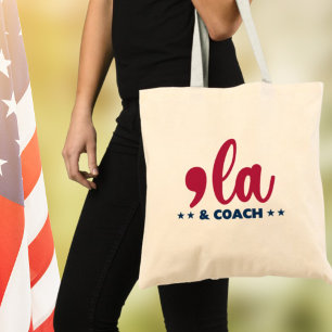 Bolsa Tote Comma la & Coach-Kamala Harris Tim Walz