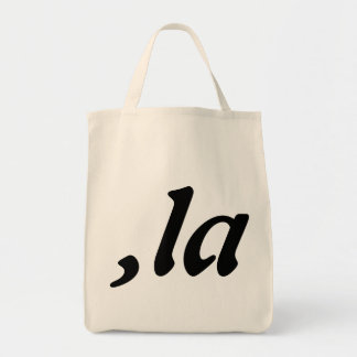 Bolsa Tote Comma La Kamala Harris - design de texto personali