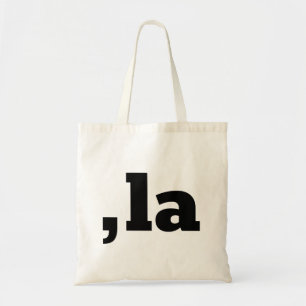 Bolsa Tote Comma La Kamala Harris - design de texto personali