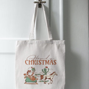 Bolsa Tote Como é a tipografia de Natal, gráficos de símbolos