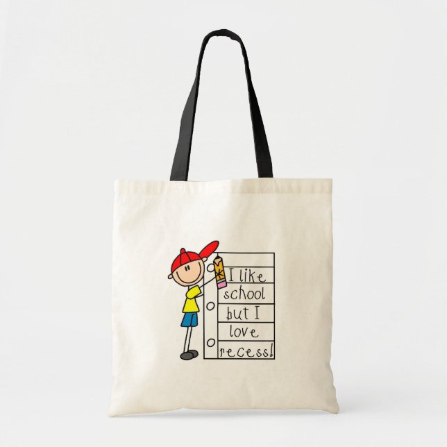 Bolsa Tote Como Escola Amor ao Intervalo (Frente)