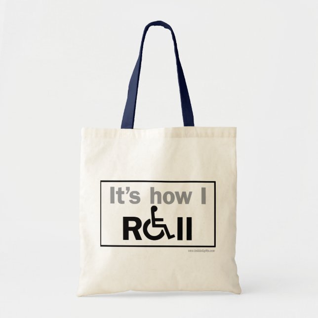 Bolsa Tote Como eu rolo… (Frente)