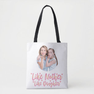 Bolsa Tote Como Mãe Como Filha, Presente Personalizado Da Mãe