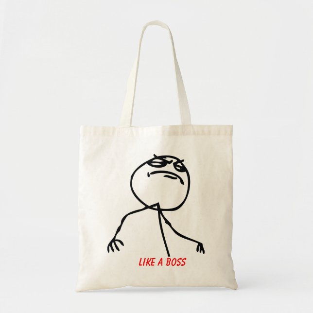 Bolsa Tote Como um chefe (Frente)