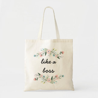 Bolsa Tote Como Uma Banda Floral De Tote