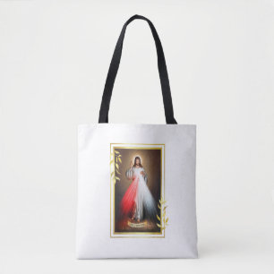Bolsa Tote Compaixão Divino Jesus Cristo Sagrado Coração de J