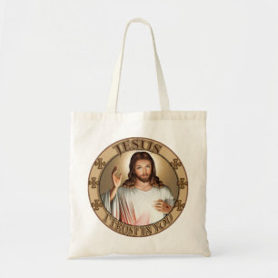 Bolsa Tote Compaixão divino Jesus eu confio em você a image