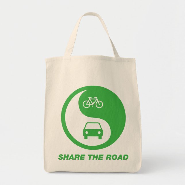 Bolsa Tote Compartilhe a estrada (Frente)