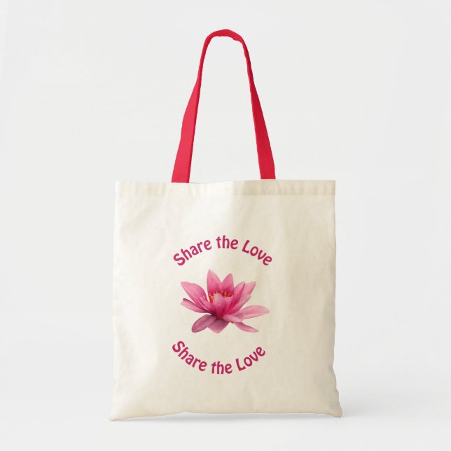 Bolsa Tote Compartilhe o Amor (Frente)