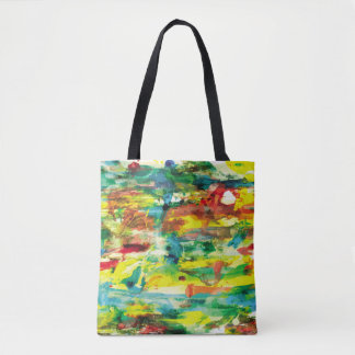 Bolsa Tote  Composição de pintura de óleo de desenhar à mão. 
