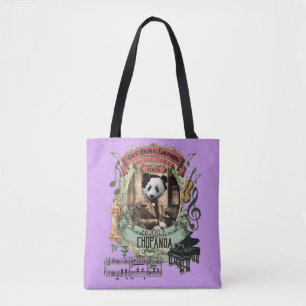 Bolsa Tote Compositor animal engraçado Chopin de Chopanda