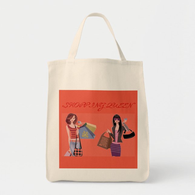 BOLSA TOTE COMPRANDO COLEÇÃO DE RAINHAS (Frente)