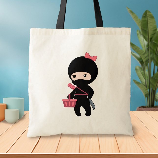Bolsa Tote Comprando Ninja Girl (Criador carregado)