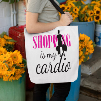 Bolsa Tote Comprar é o meu Impressão gráfico de cardio (v1)