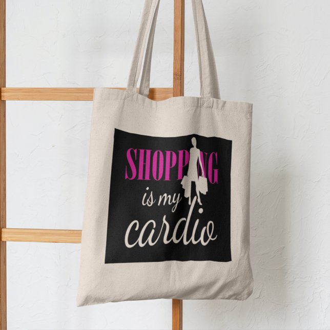Bolsa Tote Comprar é o meu Impressão gráfico de cardio (v2) (Criador carregado)