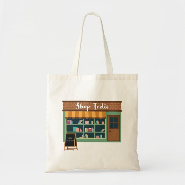 Bolsa Tote Comprar Livrarias Indie (Frente)