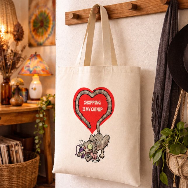 Bolsa Tote Compras de Gato Excêntrico É Minha Alternativa de  (Criador carregado)