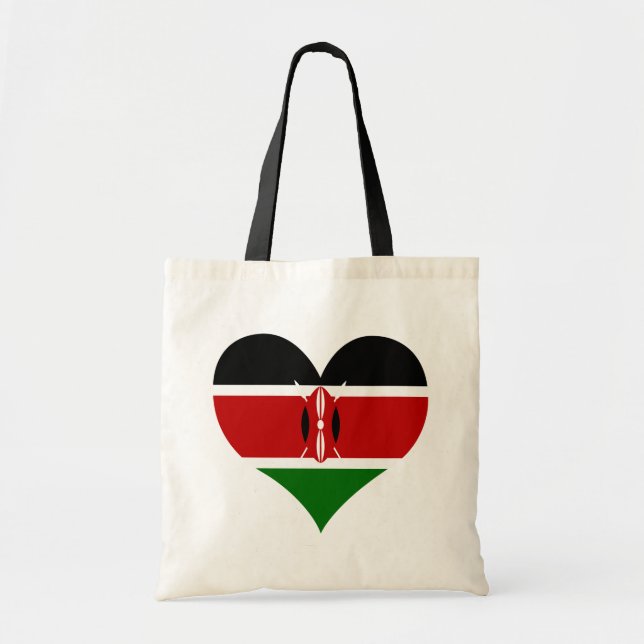 Bolsa Tote Compre a bandeira de Kenya (Frente)