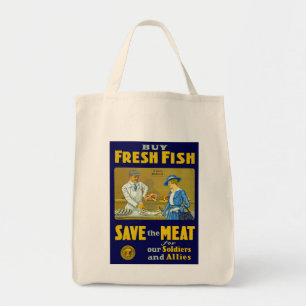 Bolsa Tote Compre economias do ~ dos peixes frescos a carne