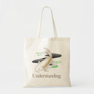 Bolsa Tote Compreender o Koi Símbolo de Vida Consciente