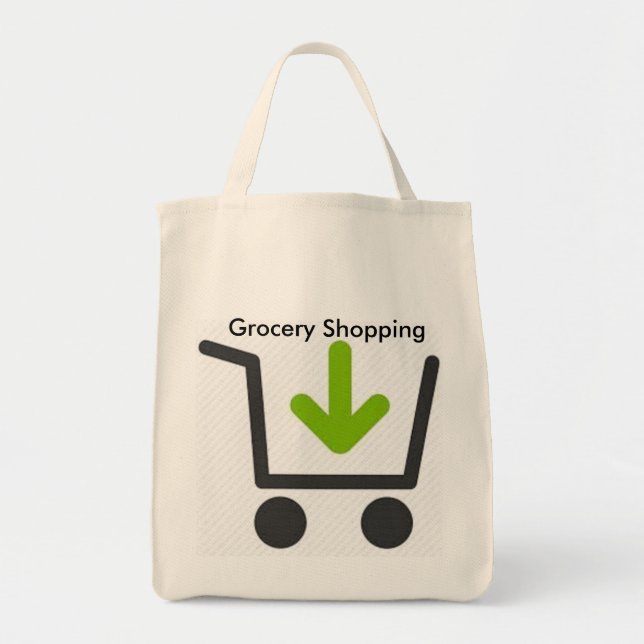 Bolsa Tote Compro de mercearia (Frente)