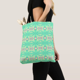 Bolsa Tote Compro de Terrenos da Deco Verde Amarelo