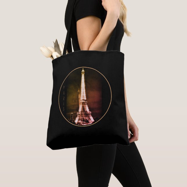 Bolsa Tote Compro Eiffel Tower & Surreal Paris Art /love Fran (Close Up)