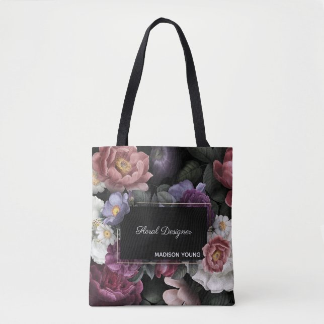 Bolsa Tote Compro Florist Personalizado (Frente)