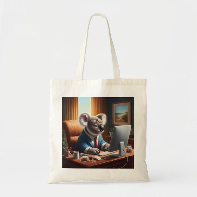 Bolsa Tote Computador Koala (Frente)