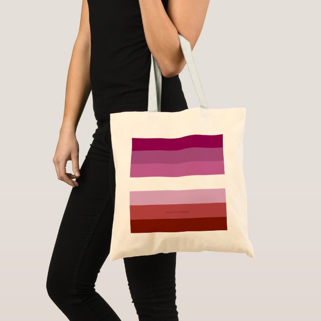 Bolsa Tote Comunidade feminina do orgulho lésbico de Slippery (Frente (produto))