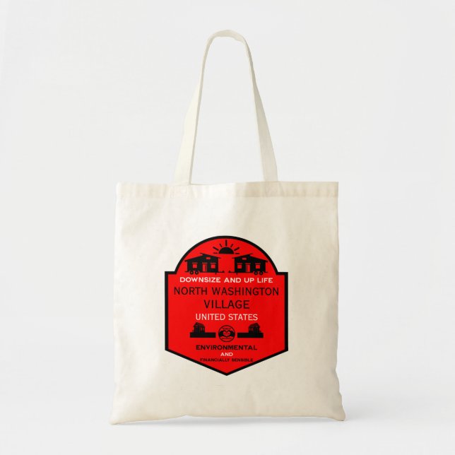 Bolsa Tote Comunidades de Casa Pequena Editáveis (Frente)